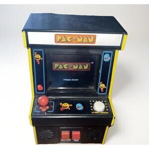 Bandai Namco 2019 Hand HeldPac-Man Retro Arcade Machine 5.5" Tall #09145